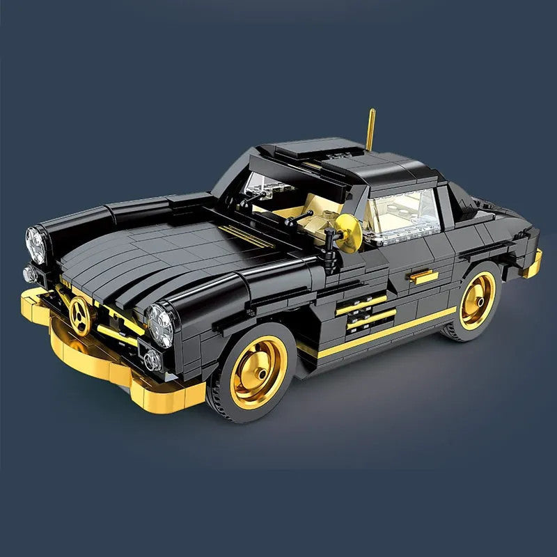 MOC Classic Mercedes Benz 300SL Gullwing Sports Car Bricks Toy