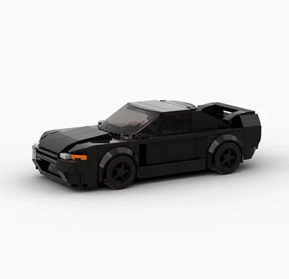 NEW Black Sports Car Building Blocks Set Model Adults MOC Supercar Racing