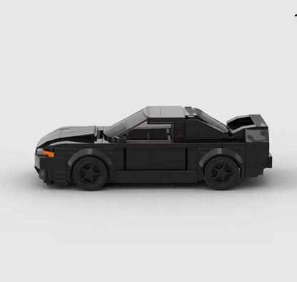 NEW Black Sports Car Building Blocks Set Model Adults MOC Supercar Racing