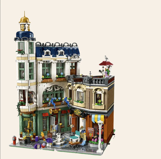NEW Shopping Street Modular Building Blocks Set 3456 pcs 7 FIGS Icons Adults