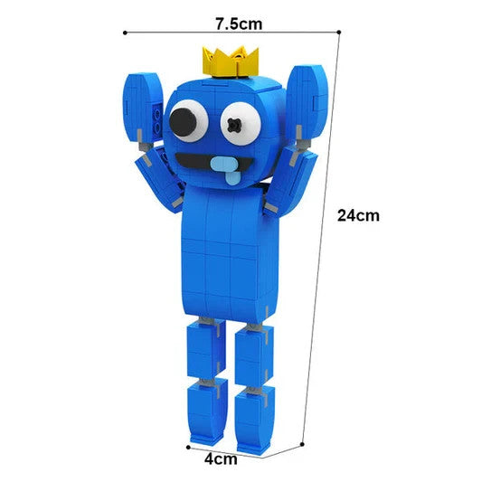 NEW 281PCS Rainbow Friends Blue Monster Building Blocks Figure