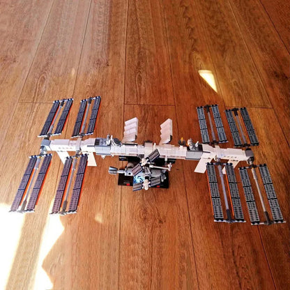 MOC Ideas International Space Station Bricks Toy 60004