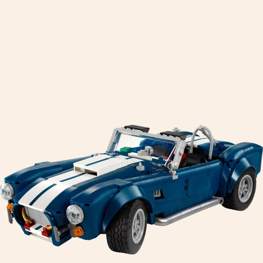 NEW Icons Shelby Cobra 427 Building Blocks Set 1241 pcs Adults Muscle Car