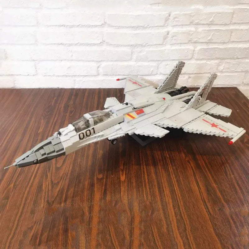 Military Aircraft J-15 Flying Shark Fighter Jet Bricks Toy