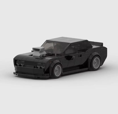 NEW Muscle Sports Car Building Blocks Set Model Adults MOC Classic Racing