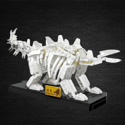 MOC Creative Idea Dinosaur World Stegosaurus Fossil Bricks Toy