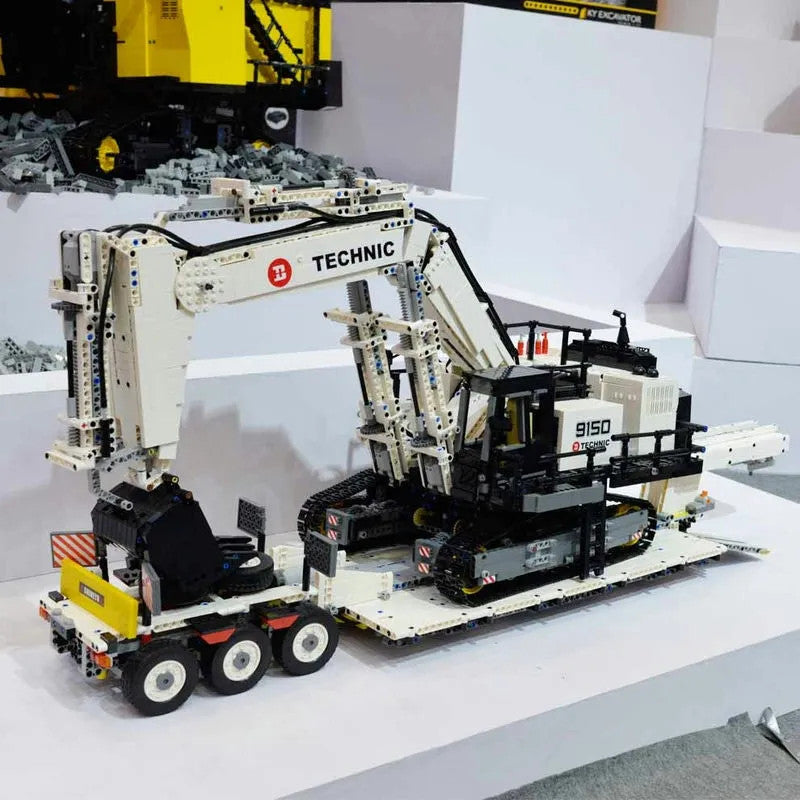 MOC RC APP City Mining Excavator Truck Bricks Toys