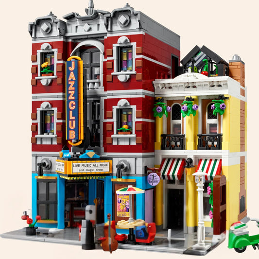 NEW 2899 PCS Jazz Club Unbranded Building Block Set Modular Model Adults MOC