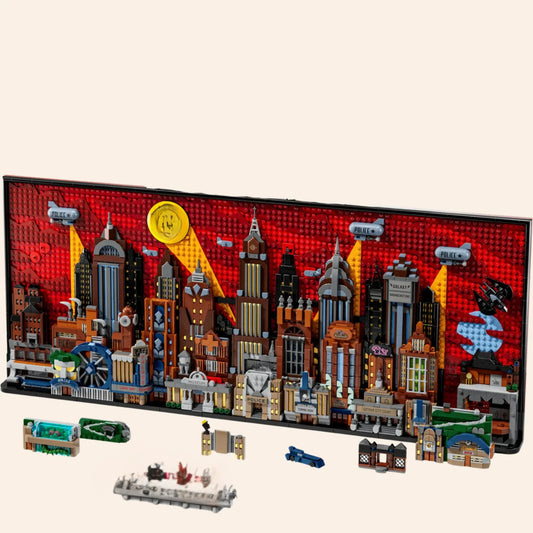 NEW Batman Animated Series Gotham City Building Blocks Set 4210 pcs DC Adults