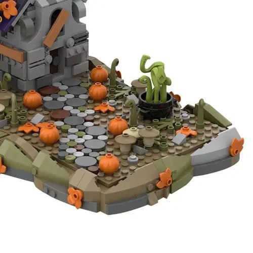 NEW 812PCS Witch House Fantasy Architecture Building Blocks Set