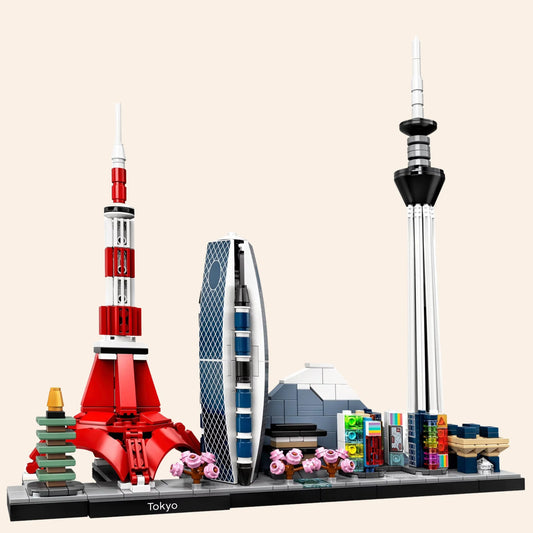 NEW 547 PCS Tokyo Skyline Architecture Unbranded Building Block Set Model MOC