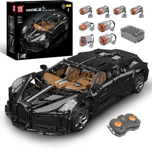MOULDKING 13163 RC Technic Car Bugatti La Voiture Noire Building Block Model Set