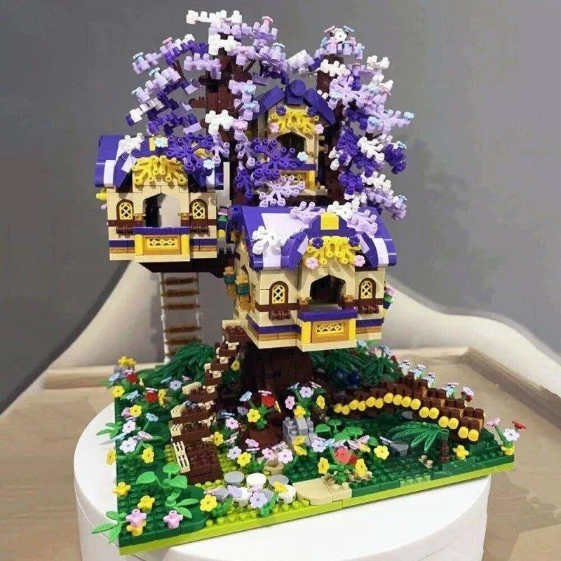 MOC Idea Experts MINI Bricks Elf Tree House Toys Kids