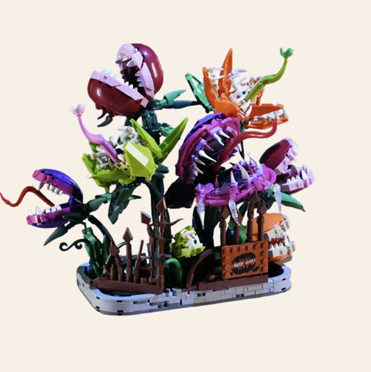 NEW Carnivorous Plant Garden Building Blocks Set Botanical Model Adults