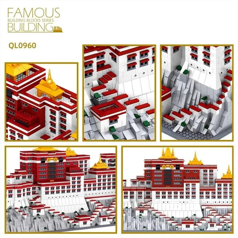 MOC Expert Architecture Potala Palace Bricks Toys