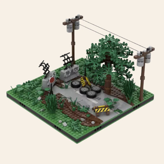 NEW End Road Apocalypse Building Blocks Set Zombie Survival Adults MOC Model