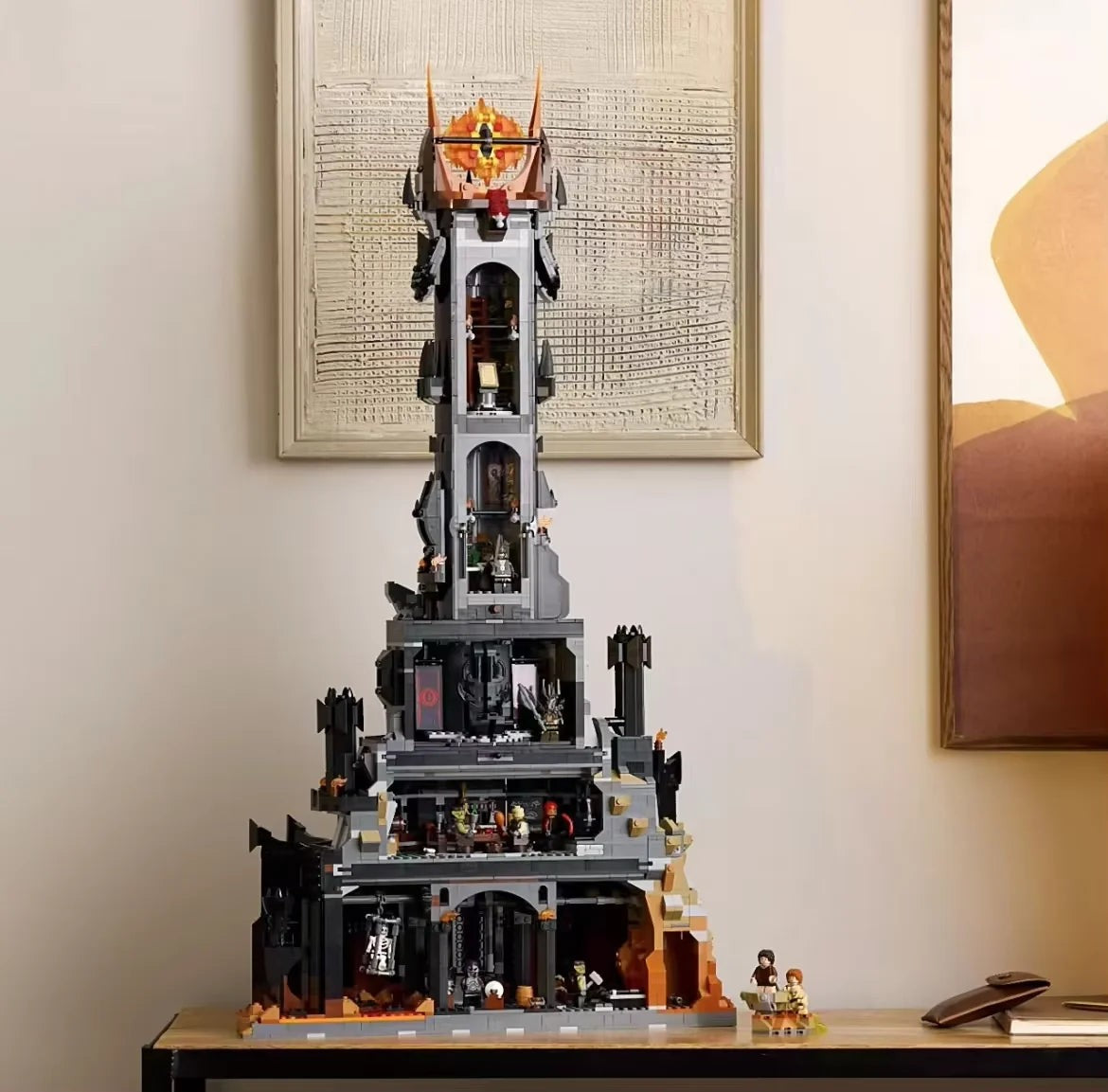NEW 5471 PCS Eye of Sauron Barad-dur Unbranded Building Block Set No Box