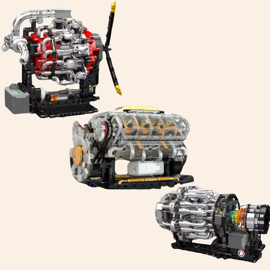 NEW Engine Bundle Lot Building Blocks Sets Motor Model Adults Technic Deal
