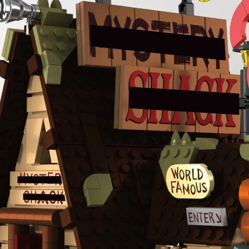 NEW 1125 PCS Gravity Falls Mystery Shack Building Block Movie Set - USA SHIPPING