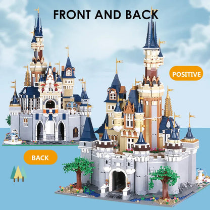 MOC Creative Expert Girl Princess Paradise Castle Bricks Toy