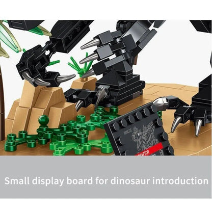 MOC Dinosaur World Indoraptor Mech Bricks Toys 611004