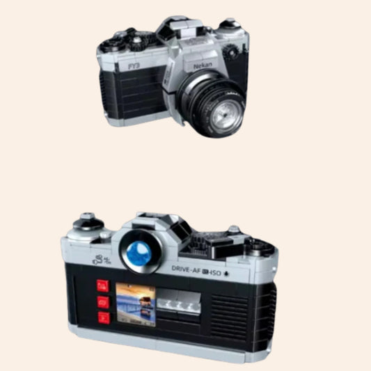 NEW Vintage Camera Building Blocks Set Model Adults MOC Retro Photography