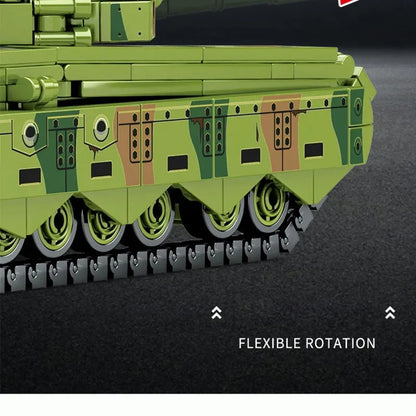 MOC Military WW2 TYPE 96 Main Battle Tank Bricks Toys