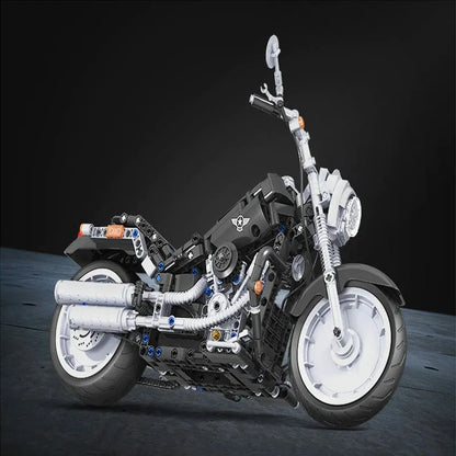 MOC Tech American Harley Motorcycle Bricks Toy 7049