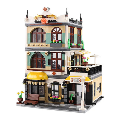 MOC Creator Expert City Rome Restaurant Bricks Toy