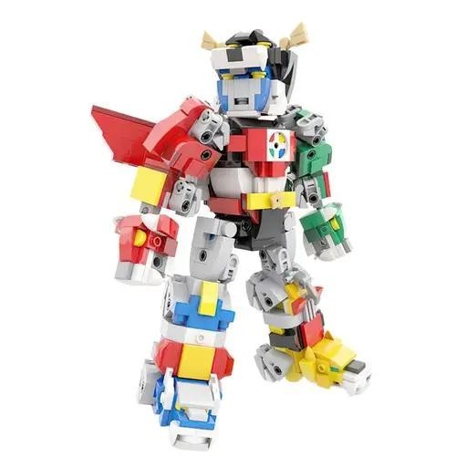 NEW 716PCS Voltron Robot Mecha Building Blocks Display Set