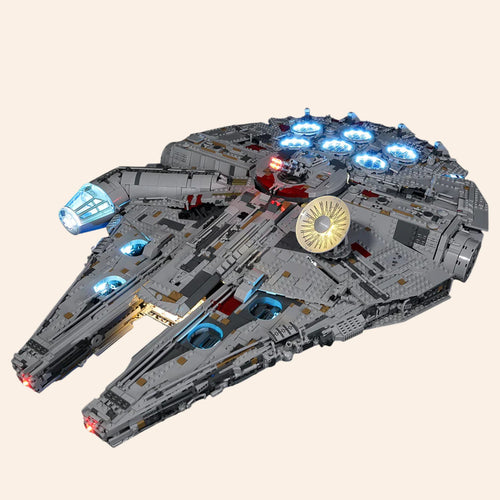 NEW Falcon Ship Light Kit ONLY LED Building Blocks Model Adults MOC Lighting