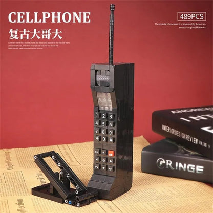 MOC Classic Retro Cellphone MINI Bricks Toys 00987