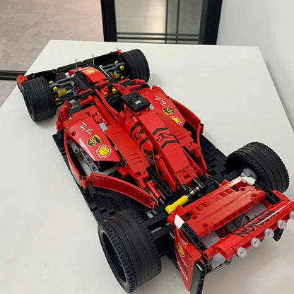 MOC Tech Red F1 Alternate Racing Car Bricks Toy 023005