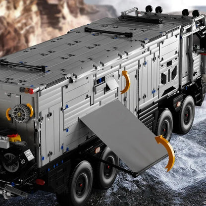 Motorized MOC RC Luxury Off-Road Heavy RV Truck Bricks Toy T4009