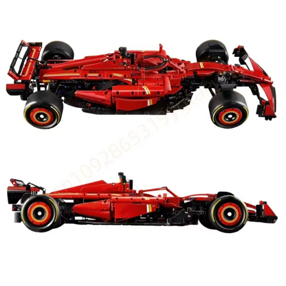 NEW 2024 1361 Pcs Technical F1 1:8 Ferrari SF-24 Building Blocks F1 Race Car