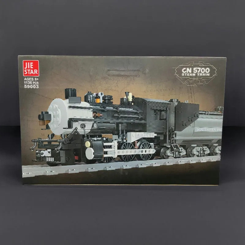 Creator Expert MOC CN5700 Steam Train Bricks Toy 59003