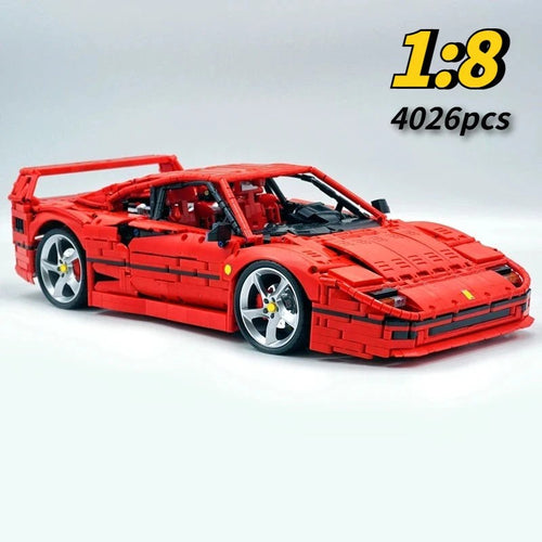 NEW 4026 PCS Ferrari F40 LOX Edition Car Supercar Building Block Set