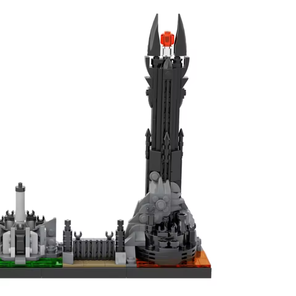 NEW Custom LOTR Minas Tirith Barad-dûr Morgul Skyline MOC Building Set