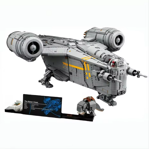 NEW 6187 PCS Mandalorian Razor's Crest Spaceship Building Block Set Unbranded