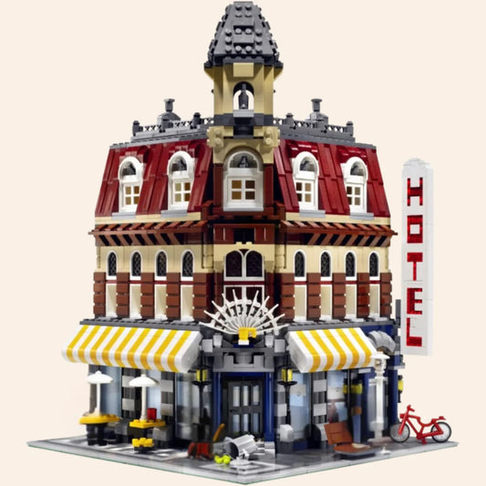 NEW 2056 PCS Cafe Corner Generic Building Block Set Modular Model Adults MOC