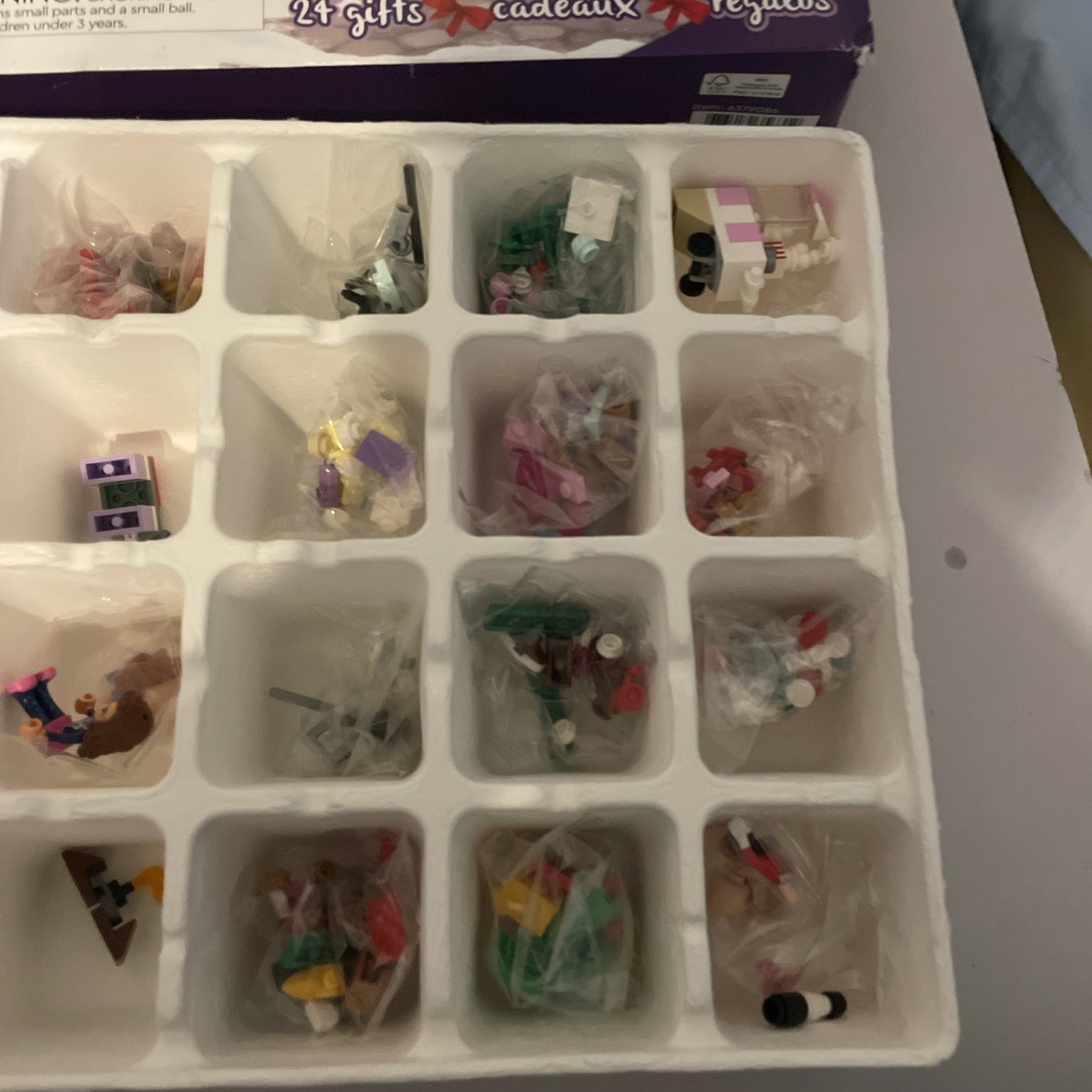LEGO Friends Advent Calendar 41706 Mostly new in damaged open box