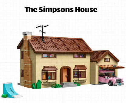 NEW 2523 PCS The Simpsons House Unbranded Building Block Set Creative MOC