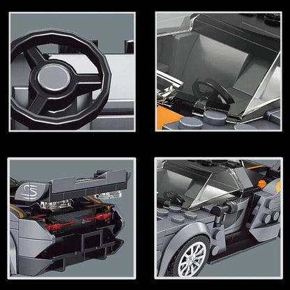 MOC Mini Super McLaren Senna Racing Car Bricks Toys 27008