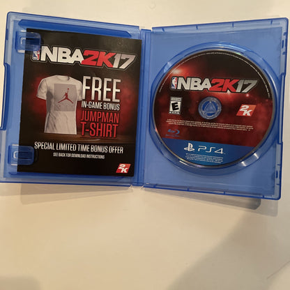 NBA 2K17 (PS4, 2016) - Great Condition With Manual