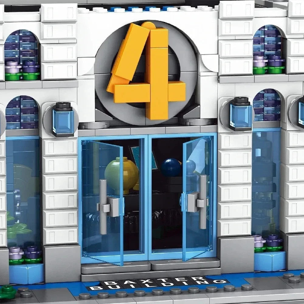 NEW IN BOX Fantastic 4 Modular Building 6135PCS Superhero Modular Building Set