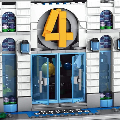 NEW IN BOX Fantastic 4 Modular Building 6135PCS Superhero Modular Building Set
