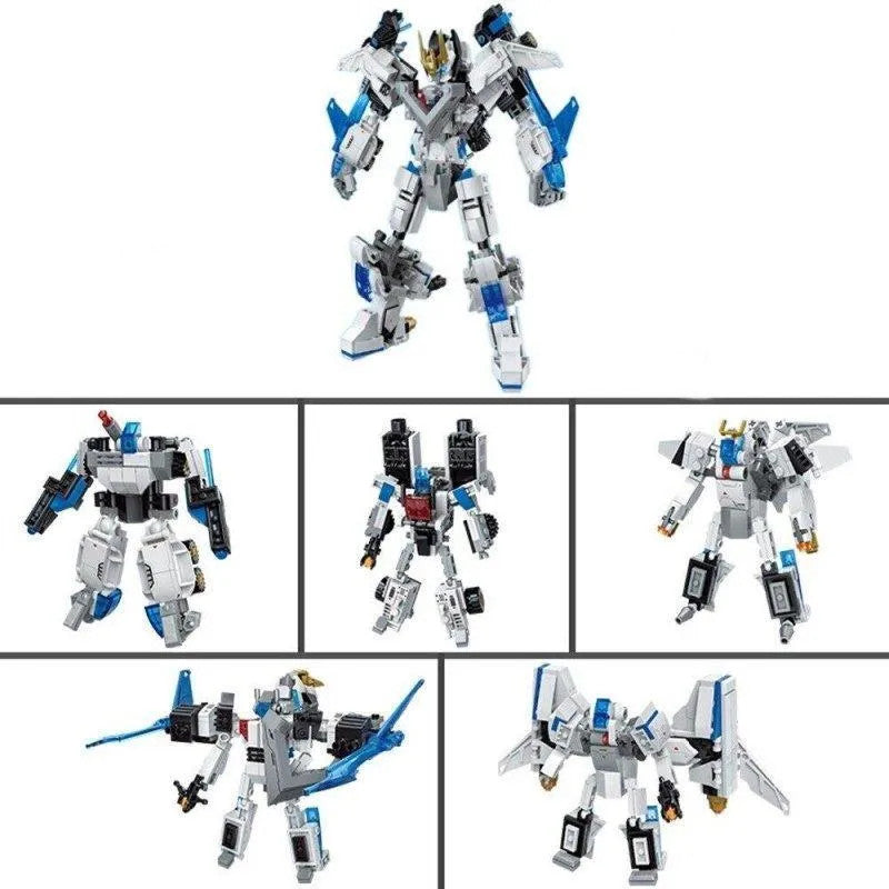 MOC Deformation Wind Blade Mech Robot Bricks Toys