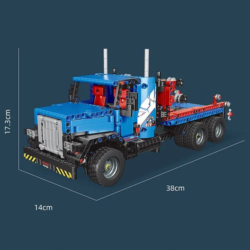 MOC 15020 Tech RC City Rescue Tow Service Truck Bricks Toy