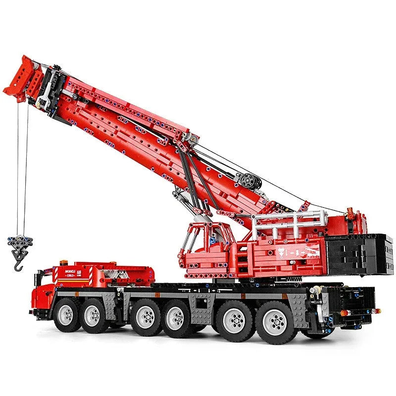Tech MOC RC Heavy GMK Mobile Crane Truck Bricks Toy 17013