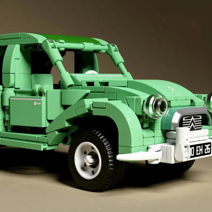 MOC Classic Citroen Vintage Car Bricks Toys 705500